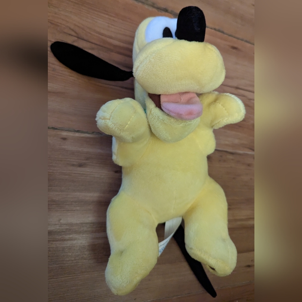 Disney Store Baby Pluto Mickeys Dog Plush Toy Super Soft Baby Nursery